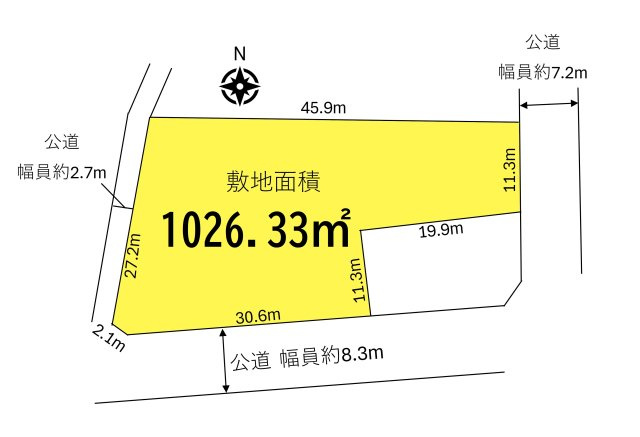 土地 所沢市北野1丁目