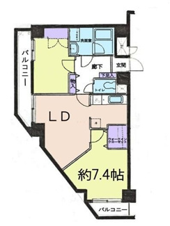 【間取り】 | グリーンパーク北千住３　１番館 | 間取りです。