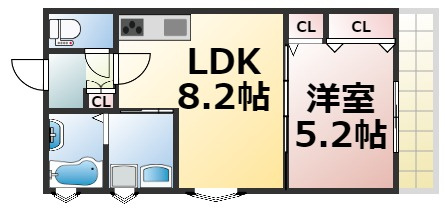 【間取り】 | ラモーナ鶴橋　仲介手数料無料