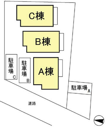 カトリエーム大泉学園　Bの区画図