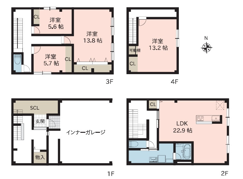 新潟市中央区古町通十番町の間取り