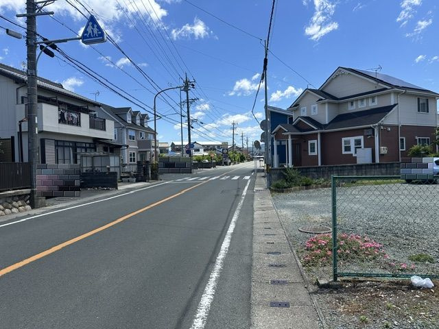 売地　豊川市西豊町一丁目91外の前面道路含む現地写真