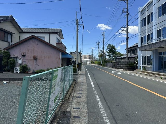 売地　豊川市西豊町一丁目91外の前面道路含む現地写真