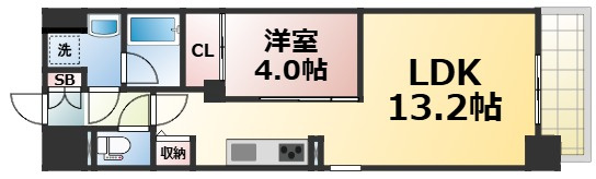 【間取り】 | ラ・フェスタ真田山　仲介手数料無料