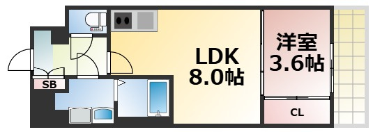 【間取り】 | Alivis緑橋　仲介手数料無料