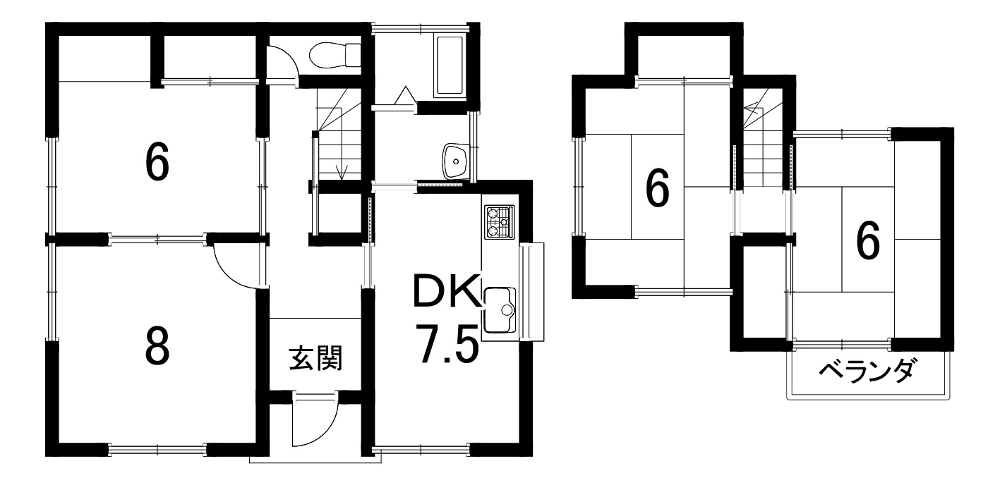 栃木市薗部町４丁目8-70の間取り
