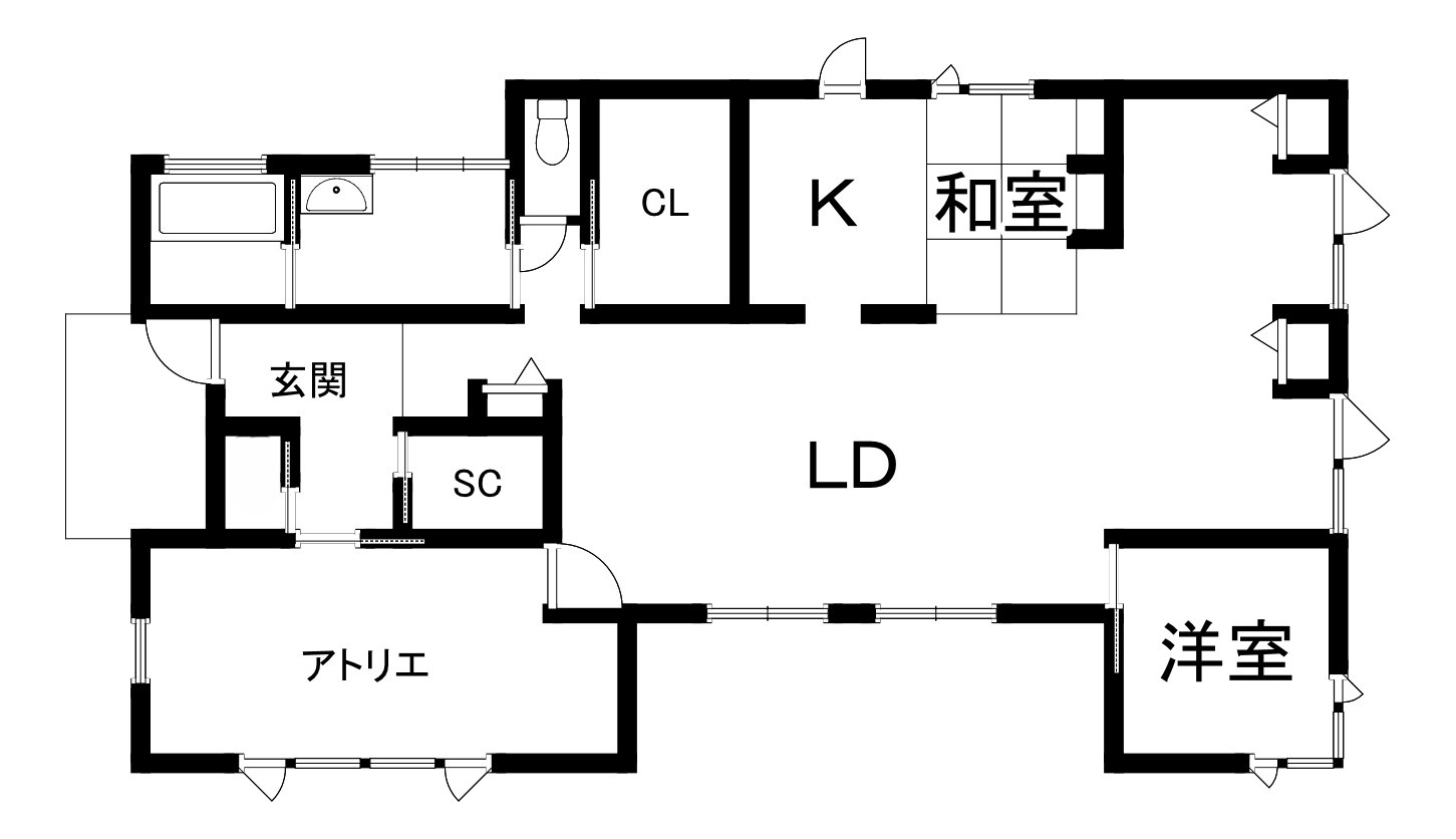 栃木市惣社町992-6の間取り