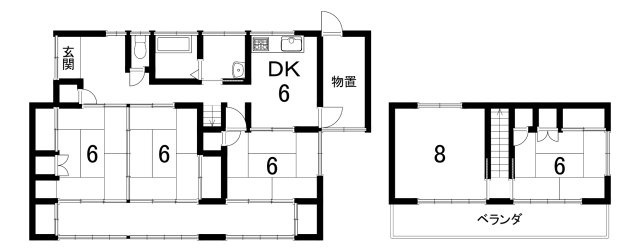 栃木市大平町新1621-124の間取り