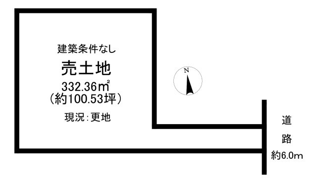 小山市西城南1丁目10-20の土地図