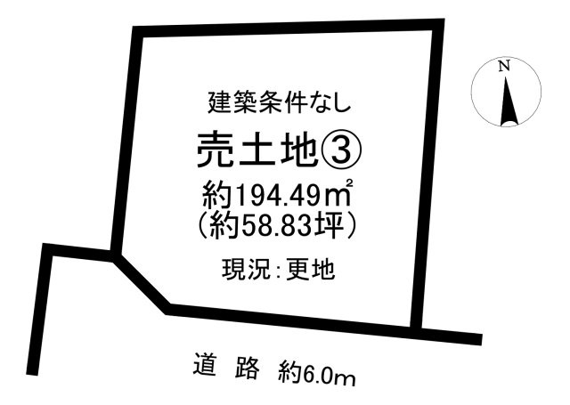 下野市花の木3丁目83-13、677-11　区画③