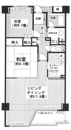 サニークレスト伊東の間取り
