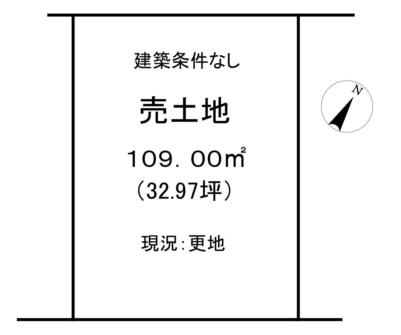 宇都宮市中岡本町3630-16の土地図