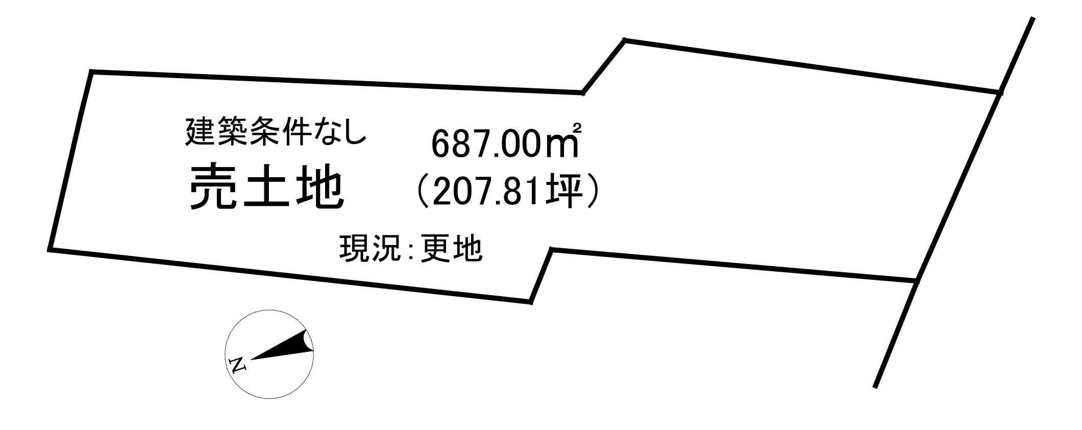 上三川町大字上三川5051-1、5054-1の土地図
