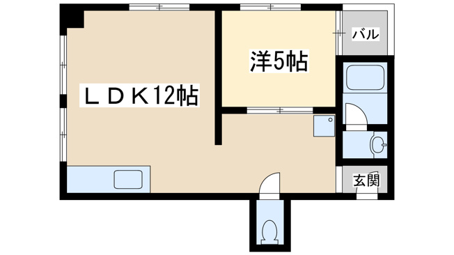 【間取り】 | 第6エンシン北大阪ビル