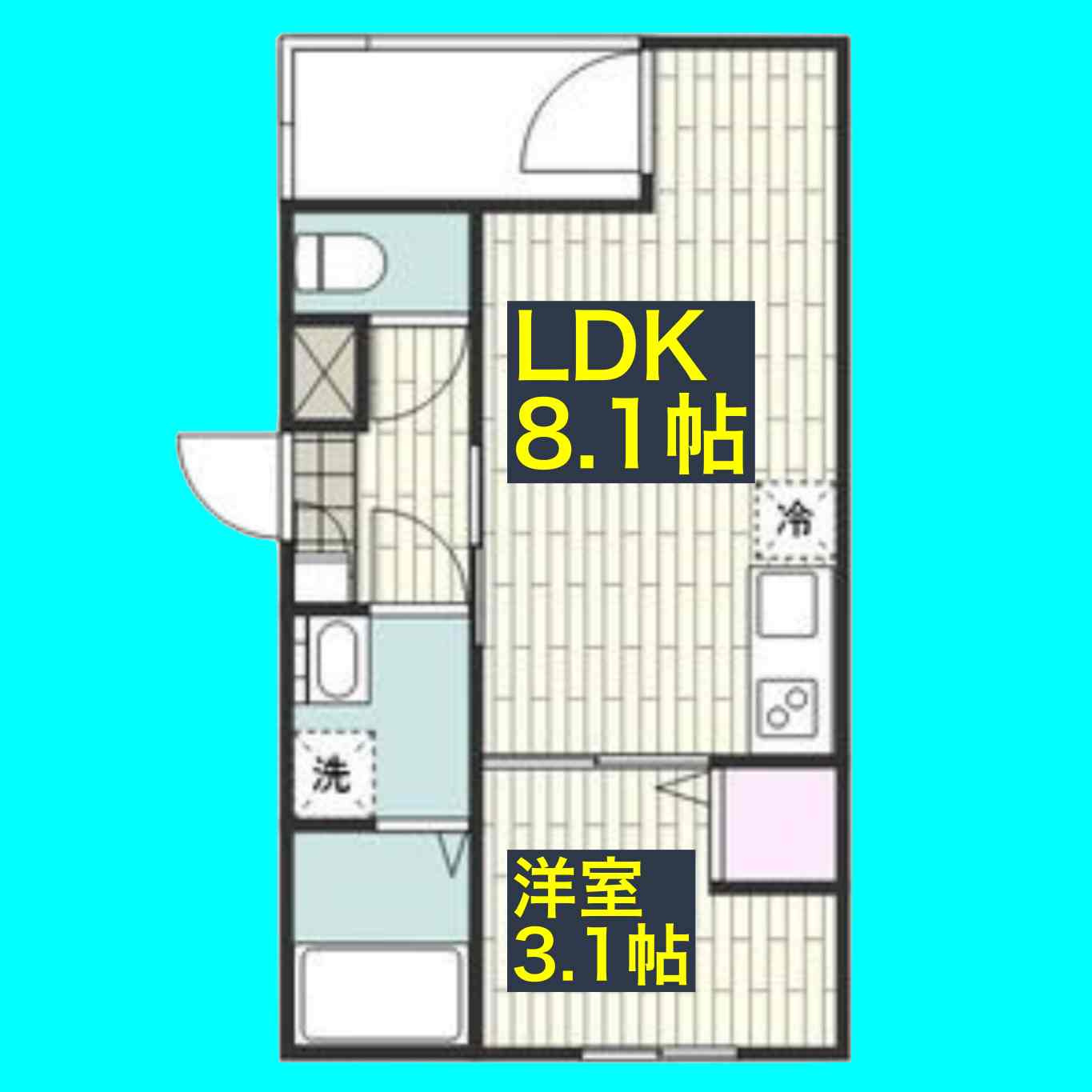 MOVE中村公園SOUTHIIの間取り
