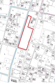 【土地図】 | 長生郡白子町幸治　売地