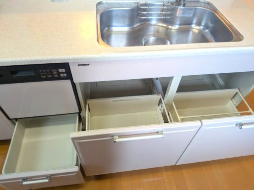 山大近くの４LDK戸建。収納多め、駐車場３台可のオール電化住宅で快適ライフを。のキッチン