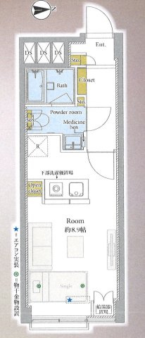 湯島永谷マンションの間取り