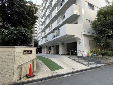 湯島永谷マンションの外観|外はこのようになっています
