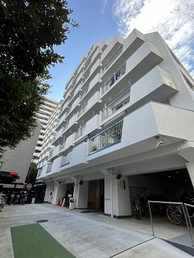 湯島永谷マンションの外観|落ち着いた雰囲気の外観です