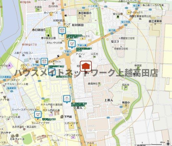 アーバンスクエアＥの地図|位置図