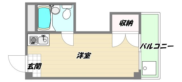 大阪市淀川区東三国１丁目の賃貸マンションの間取り