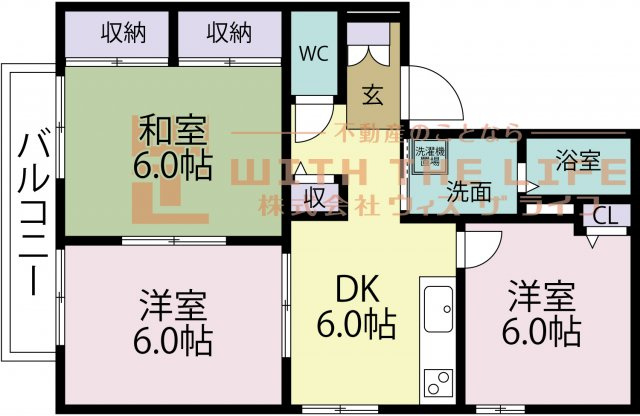 フォンテーヌ宮ノ陣Ⅰ【キャッシュバック対象物件】の間取り