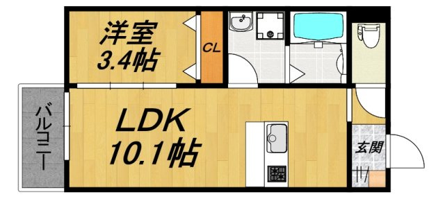 【間取り】 | LE COCON 弥富Ⅳ