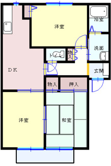 【間取り】 | ごとくハイツB