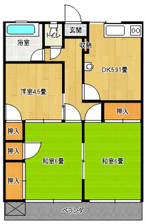 【間取り】 | 第二清和マンション