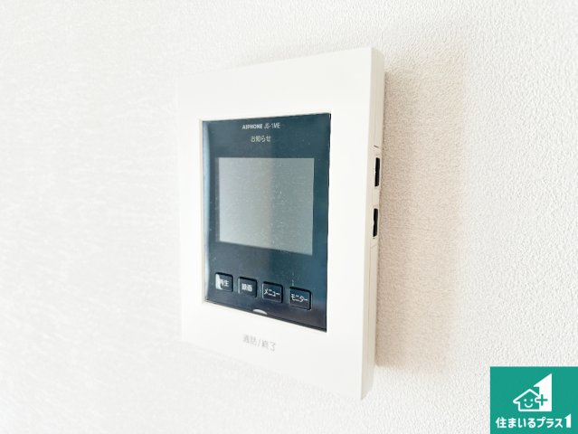 現地説明会　北葛城郡河合町穴闇の防犯設備|カラーモニターインターホン！声だけでなく来訪者の姿や顔がモニターで確認できるので、小さなお子様がいらっしゃるご家庭でも安心できます！