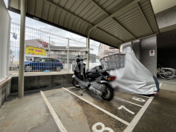 第18関根マンションのその他共用部分|第18関根マンション　バイク置き場