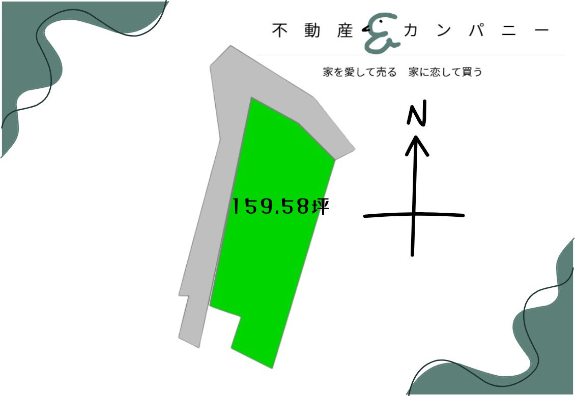 伊予市上吾川のおトチの土地図