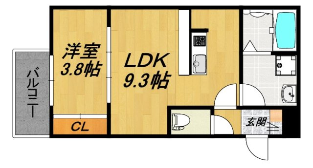 【間取り】 | LE COCON 岩倉Ⅵ