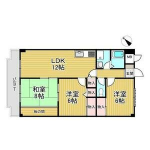Casa IKUMATAⅡの間取り