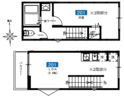 MELDIA鐘ヶ淵の間取り