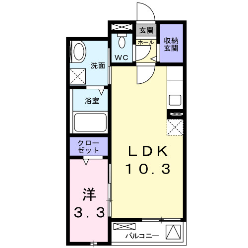 プランドール高槻の間取り