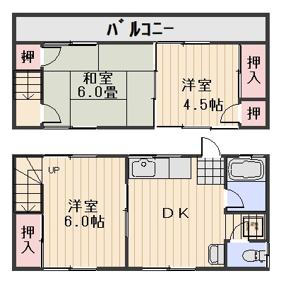 新丸栄コーポの間取り