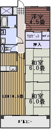 クオリティ武田の間取り