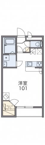 レオパレスノーブルシャトーの間取り|画像2