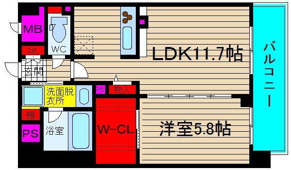 La　CLochette　de　Ecrargeの間取り