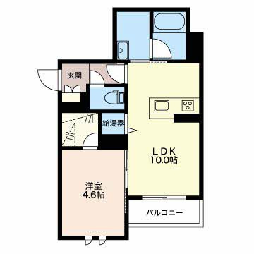 レフィアント高木の間取り