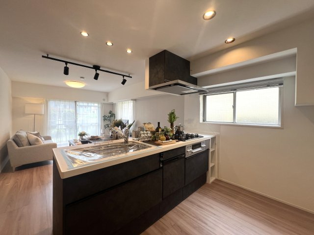 生まれ変わったお部屋でペットと新生活♪徒歩で２路線アクセス！ホント、こう言うのがちょうどイイって実感できちゃう気持ち良さあふれる角部屋な、【カサベルダ】リノベーションのキッチン|使いやすいキッチンです