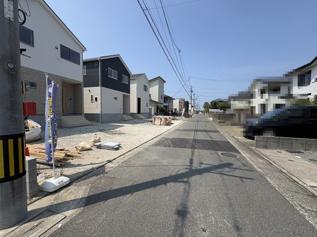 【その他】 | 福岡市東区大岳1丁目第22　1号棟（全3棟）【仲介手数料無料・0円】 | 現地写真。前面道路です。