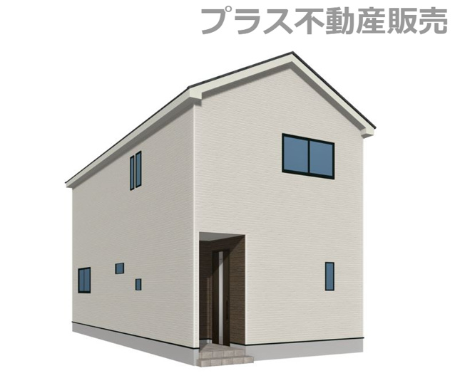 【外観】 | 福岡市東区大岳1丁目第22　1号棟（全3棟）【仲介手数料無料・0円】 | 完成イメージの外観パースです。