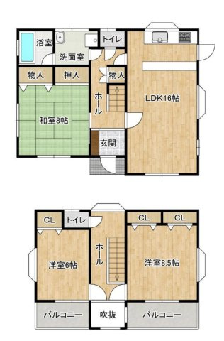 【間取り】 | 羽生市大字下新田　中古戸建