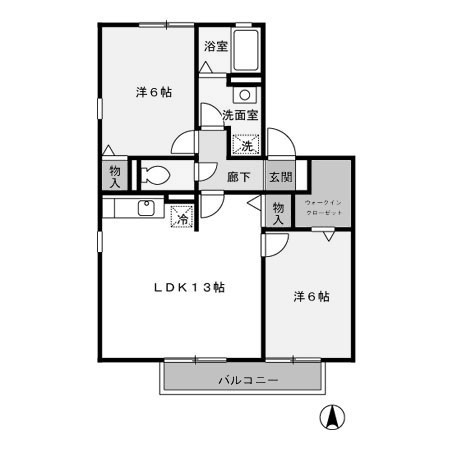 【間取り】 | スクウェアガーデンⅢ