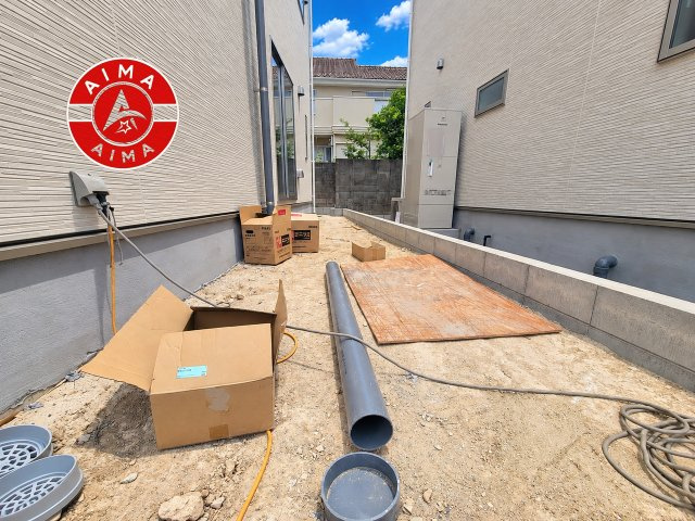 福岡市南区屋形原3丁目第10-3棟（2号棟）の庭|お庭で自由な時間を過ごせます。