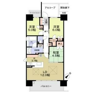 プレイズ泉大津の間取り
