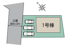 ＼庭付き駐車場３台／藤沢市柄沢　新築戸建ての画像